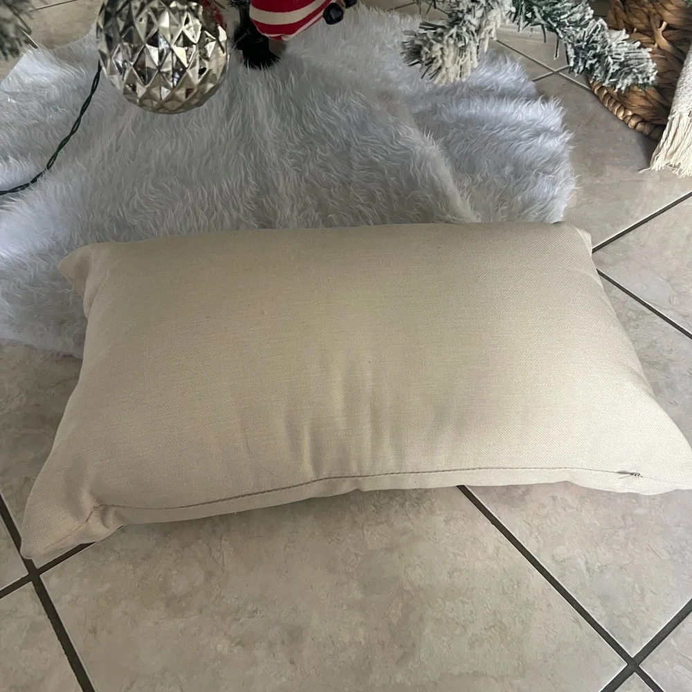 Christmas Lumbar Pillow Size 12x20